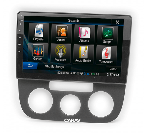 Переходная рамка CARAV 22-1307 10.1 VOLKSWAGEN Jetta 2005-2011; Sagitar 2006-2012