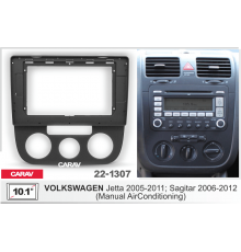Переходная рамка CARAV 22-1307 10.1" VOLKSWAGEN Jetta 2005-2011; Sagitar 2006-2012