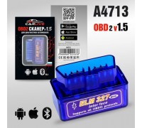A4713 Диагностический сканер ELM327 (OBD2) V1,5 Bluetooth подходит на V2.1