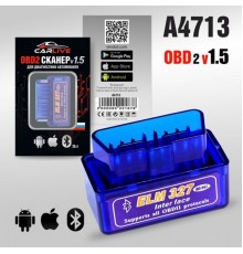 A4713 Диагностический сканер ELM327 (OBD2) V1,5 Bluetooth подходит на V2.1