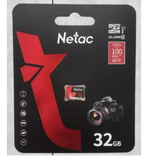 Карта памяти MicroSD 32GB Netac P500 Extreme Pro Class 10 без адаптера