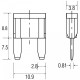 Предохранитель ATM 3A, 5A, 7.5A, 10A, 15A, 20A, 25A, 30A, 40A