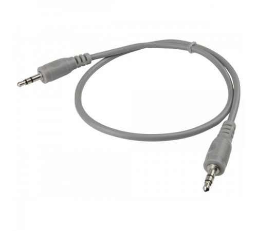 AUX кабель Jack 3.5 мм - 0.5 м серый AWM 110-05