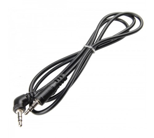AUX кабель Jack 3.5 мм - 1 м черный AWM 110-12
