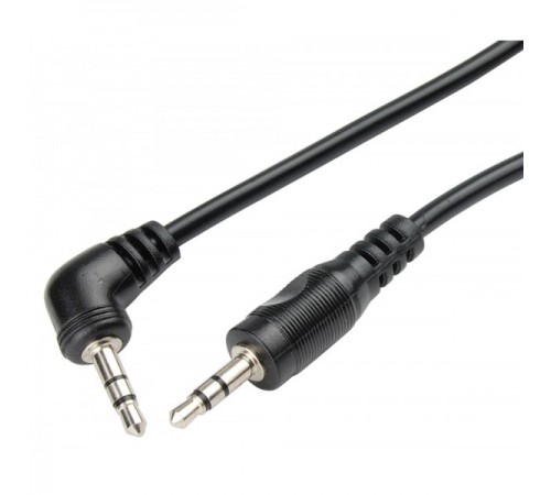AUX кабель Jack 3.5 мм - 1 м черный AWM 110-12