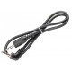 AUX кабель Jack 3.5 мм - 0.5 м черный AWM 110-11