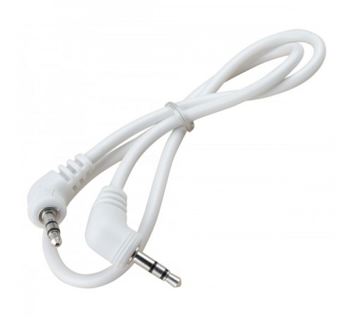 AUX кабель Jack 3.5 мм - 0.5 м белый AWM 110-10