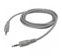 AUX кабель Jack 3.5 мм - 1.5 м серый AWM 110-08