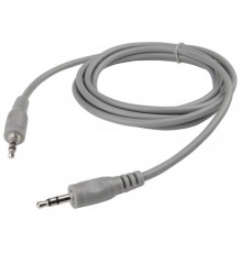 AUX кабель Jack 3.5 мм - 1.5 м серый AWM 110-08