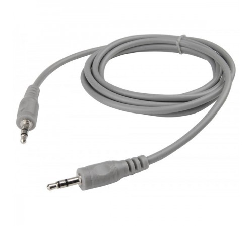 AUX кабель Jack 3.5 мм - 1.5 м серый AWM 110-08
