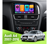 Магнитола Android Audi A4 (B8) 2007-2016 10"