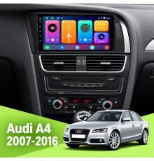 Магнитола Android Audi A4 (B8) 2007-2016 10"