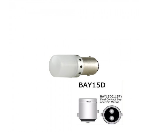 Светодиодная лампа для установки в стопы S25-070(2) 3030-9 12-24V