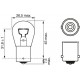 Лампа накаливания, фонарь указателя поворота BOSCH 1 987 302 811 P21W 12V 21W