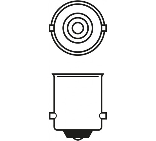 Лампа накаливания, фонарь указателя поворота BOSCH 1 987 302 811 P21W 12V 21W