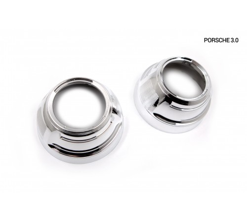Маска биксеноновой линзы Porshe 3"