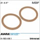 Проставки для динамиков 165 мм / 6.5 универсальные AWM H-165-08.1