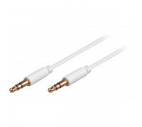 AUX кабель Jack 3.5 мм - 0.5 м белый AWM 110-01
