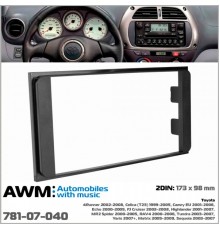 Переходная рамка для автомобилей Toyota AWM 781-07-040 1999-2009