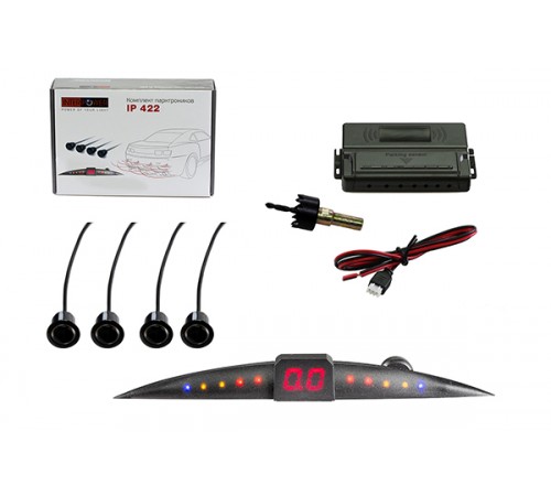 Парковочный радар Interpower IP 422 black 21мм