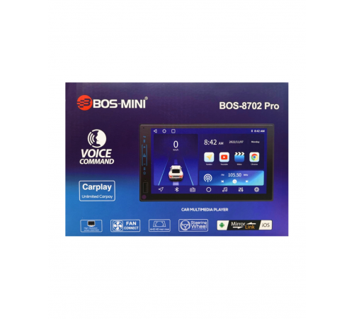 BOS-MINI 8702 PRO 2/32 Автомагнитола 7 ANDROID 12