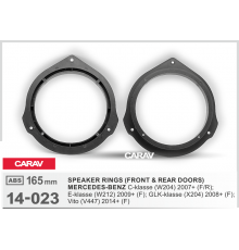 CARAV 14-023 Проставочные кольца для динамиков MERCEDES-BENZ