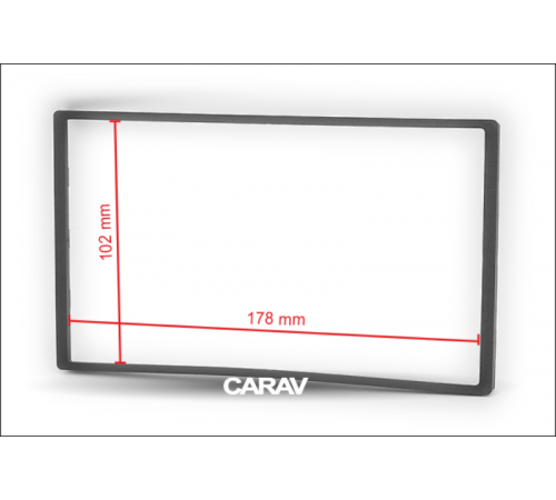 CARAV 11-903 Универсальная рамка 2 DIN 178x102