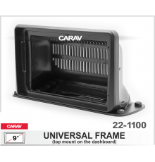 CARAV 22-1100 Универсальная рамка 9" крепление на торпеду сверху