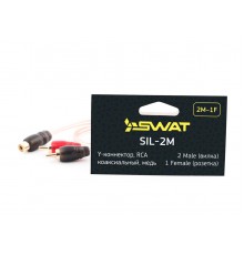 SWAT SIL-2M Y-коннектор 2папы-1мама
