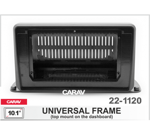 CARAV 22-1120 Универсальная рамка 10,1 крепление на торпеду сверху