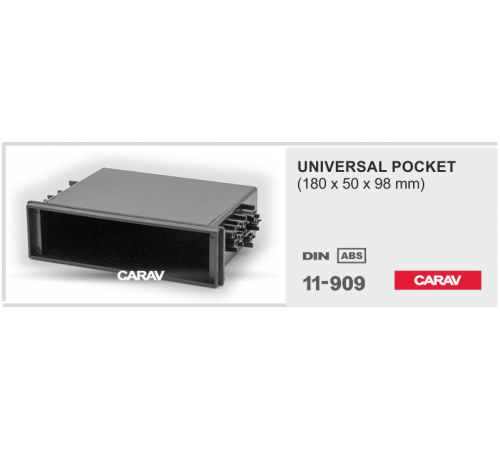 CARAV 11-909 Рамка карман  Toyota, Nissan, Mitsubishi, Subaru