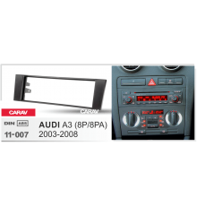 CARAV 11-007 Переходная рамка AUDI A3 (8P/8PA) 2003-2008, A3 Sportsback 04 1Din