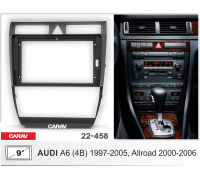 CARAV 22-458 Переходная рамка AUDI A6 (4B) 97-05, Allroad 2000-2006 9" черная 