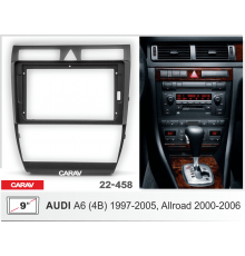 CARAV 22-458 Переходная рамка AUDI A6 (4B) 97-05, Allroad 2000-2006 9" черная 