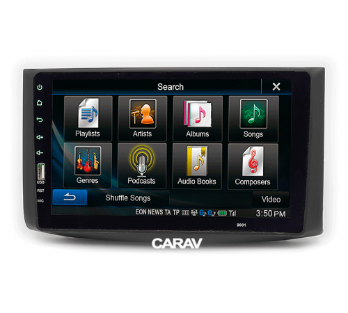 CARAV 22-945 Переходная рамка CHEVROLET Aveo, Lova 07-11 / RAVON Nexia R3 16 9 черная