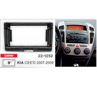 CARAV 22-1252 Переходная рамка KIA CEE'D 07-09 9" черная