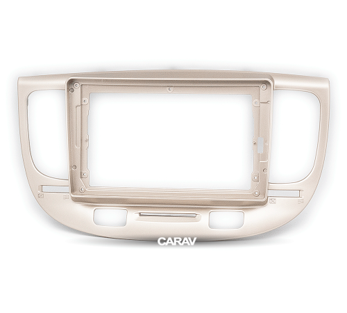 CARAV 22-077 Переходная рамка KIA Rio (JB) 05-11 9 серебро-шампань