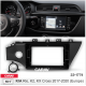 CARAV 22-1774 Переходная рамка KIA Rio, K2, KX Cross 2017+ левый руль Europe 10.1 черная глянцевая