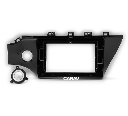 CARAV 22-1774 Переходная рамка KIA Rio, K2, KX Cross 2017+ левый руль Europe 10.1 черная глянцевая
