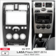 CARAV 22-1177 Переходная рамка LADA Priora 2007-2014  9 Ver.2 (часы снизу) черная