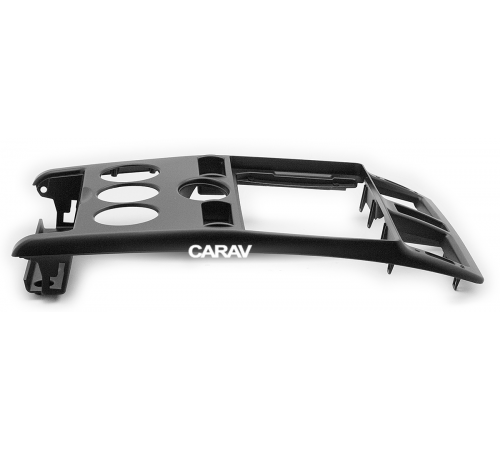CARAV 22-1177 Переходная рамка LADA Priora 2007-2014  9 Ver.2 (часы снизу) черная