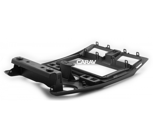 CARAV 22-1177 Переходная рамка LADA Priora 2007-2014  9 Ver.2 (часы снизу) черная