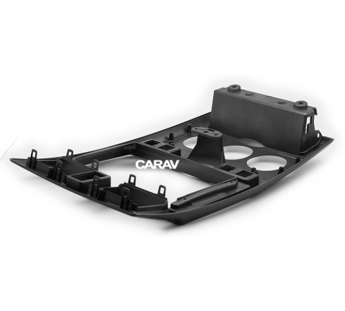CARAV 22-1177 Переходная рамка LADA Priora 2007-2014  9 Ver.2 (часы снизу) черная
