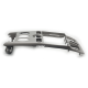 CARAV 22-1105 Переходная рамка LADA Priora 2007-2014  9 Ver.2 (часы снизу) серебро