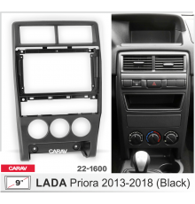 CARAV 22-1600 Переходная рамка LADA Priora 2013-18 ver.2 9" черная