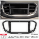 CARAV 22-2000 Переходная рамка LADA Vesta (NG) 2022+  9 черная