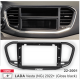 CARAV 22-2001 Переходная рамка LADA Vesta (NG) 2022+  9 черная глянцевая