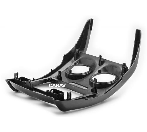 CARAV 22-1114 Переходная рамка RENAULT Duster 2015+ / DACIA Duster 2013-2017/ Lada Largus 2021+ 9 ver.2 черная глянцевая