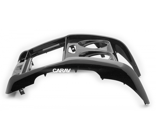 CARAV 22-1114 Переходная рамка RENAULT Duster 2015+ / DACIA Duster 2013-2017/ Lada Largus 2021+ 9 ver.2 черная глянцевая