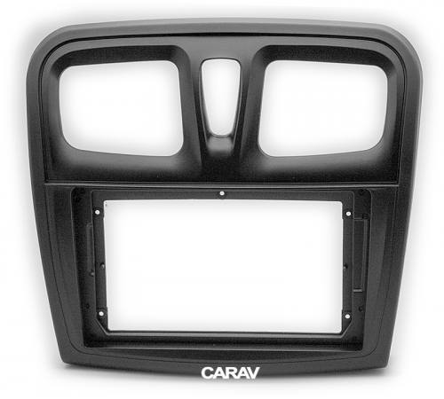 CARAV 22-212 Переходная рамка RENAULT Logan 13-18; Sandero 12-18 / DACIA Sandero 13-18; Logan 12-18 9 черная
